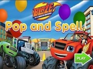 Blaze Pop and Spell Word Game