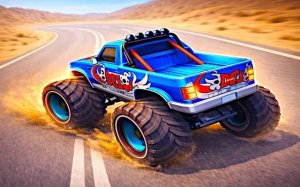 Monster Truck Desert Racing